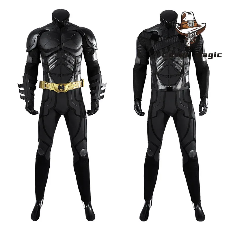 The Dark Knight Bruce Wayne Cosplay Costume Uniform Halloween Carnival Party Christmas Play Role Clothes Clothing