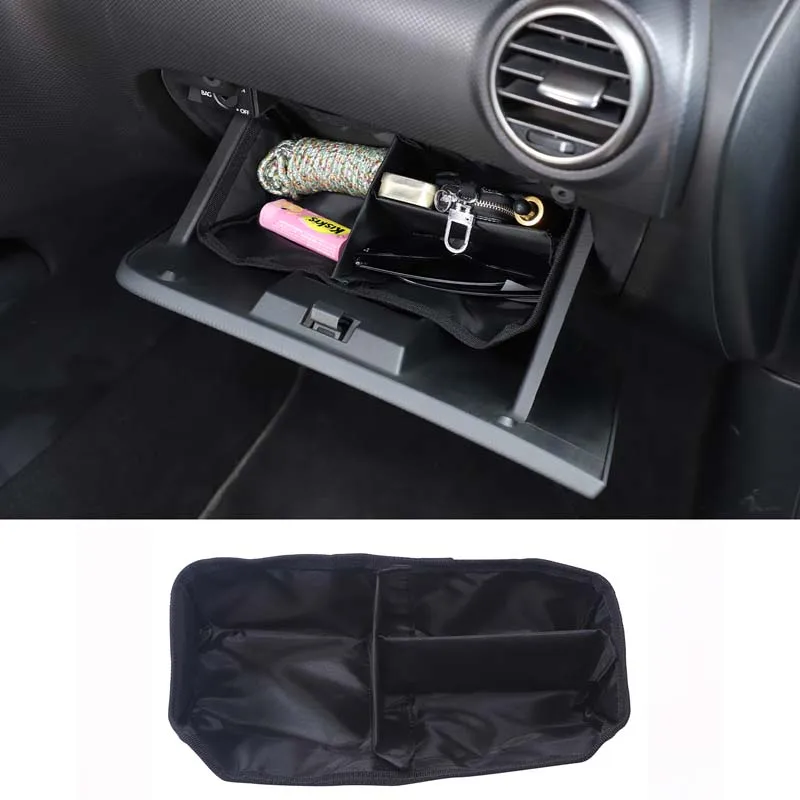

For SEAT Leon MK2 2008-2012 Car Center Console Glove Box Divider Storage Bag Oxford Cloth Car Organizer Box Accessories