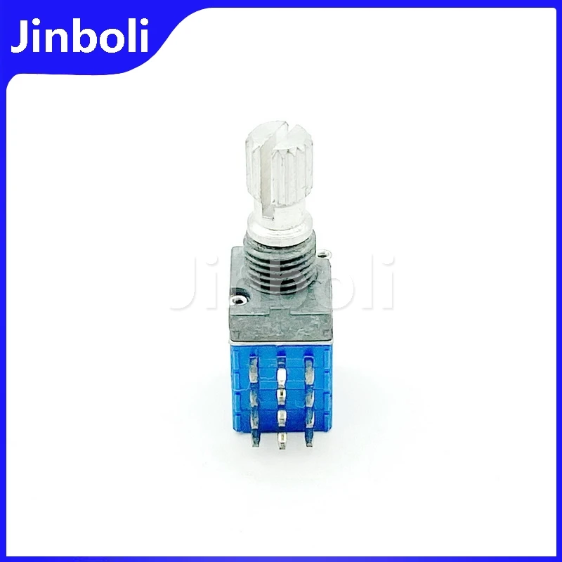 2PCS Type 09 4-link C100K 40 Stepper Speaker Amplifier Audio multi-channel Volume Potentiometer 15mm Handle Length