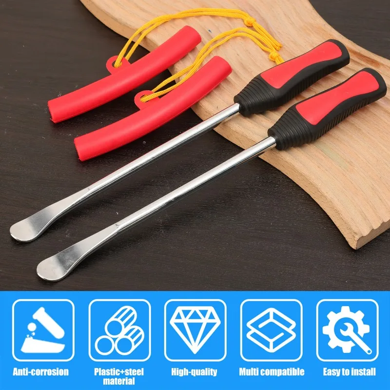 Tire Changing Lever Tools Motorcycle Tyre Repair Auto Spoon Wheel Kit 31CM Bike Tire Levers Spoon Rim Protector Tire Repair Tool