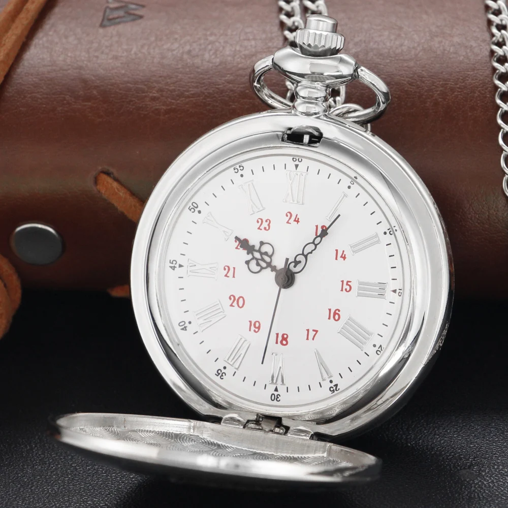 Holiday Best Husband and Lover Souvenir Quartz Pocket Watch Vintage Necklace Universal Mini Gift for Male and Female Students