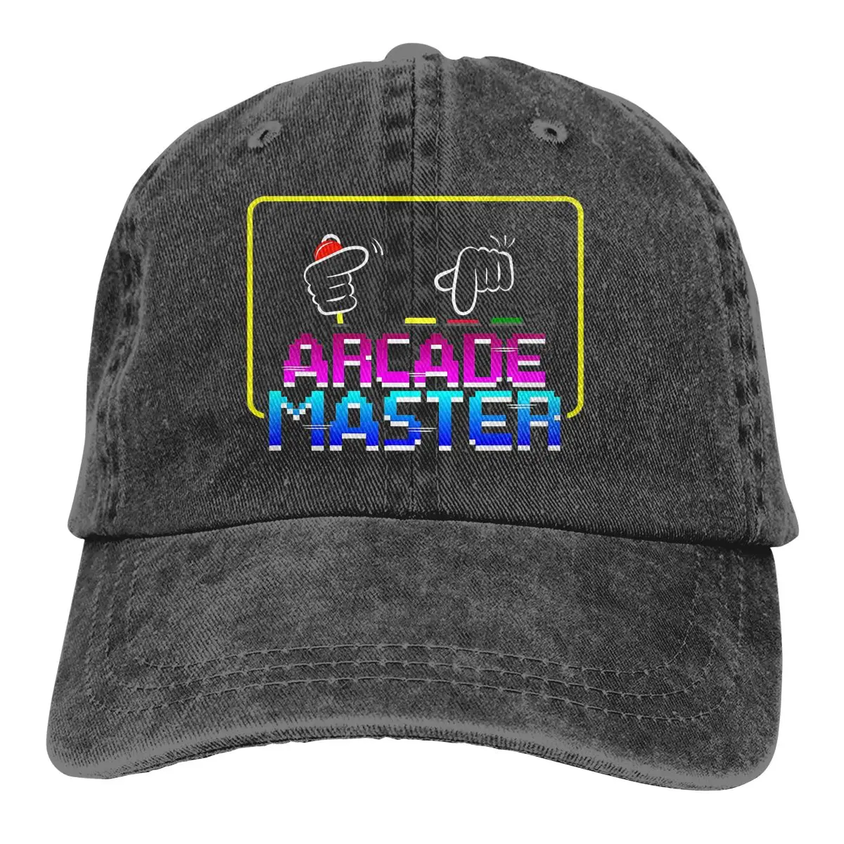 

Adjustable Solid Color Baseball Cap Oh 80s Video Game Vintage Retro Arcade Washed Cotton 70s 80s Arcade Game Sports Woman Hat