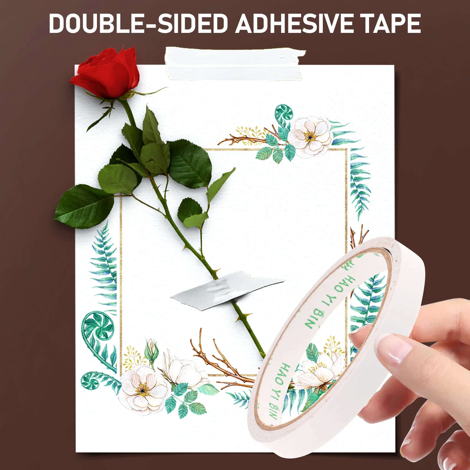 

10pcs 1X800Cm Double-Sided Adhesive Tape Heavy Duty Strong Sticky Craft Repair Mounting Fastening Office School Home Use