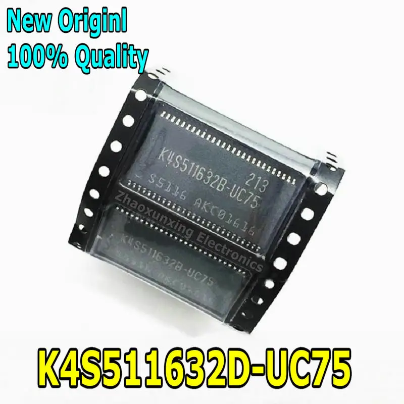 5 ~ 10 buah K4S511632D-UC75 baru Chipset TSOP-54 Chipset