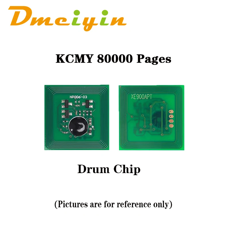 Voor Xerox 7132/7232/7242 Ww 80K Kcmy Kleur Drum Chip En Na/W. Eu/Sa/E. Eu/Eur Versie 006R01267/006R01268 Toner Chip