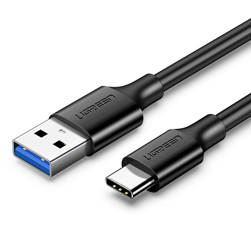 Kabel USB C UGREEN 5Gbps USB3.0 Type-C 3A 18W do iPhone 17/16/15, iPad, Samsung S26/25, M2 SSD NVME, kabel danych USB3.0 5Gbps, długość 0,5/1M — zdjęcie produktu 7
