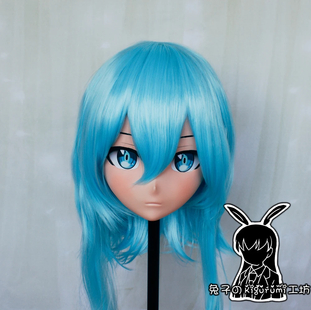 (RB6532) Kwaliteit Handgemaakte Vrouwelijke Hars Cosplay Japanse Rol Anime Asada Shino Kigurumi Crossdress Pop Transgender Masker