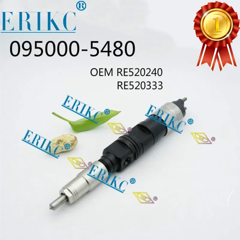 

ERIKC 5480 Common Rail Original Cr Injector Assy 095000-5480 (re520240) and Fuel Injector Manufacture 0950005480 (re520333)