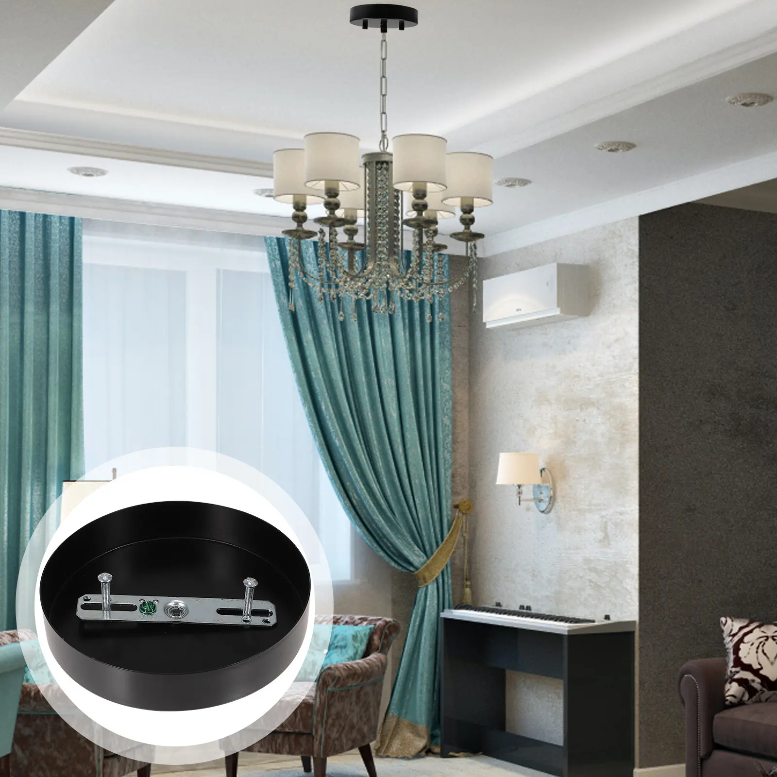 

Комплект для потолочного крепления люстры: современный минималистичный монтажный кронштейн для подвесного светильника