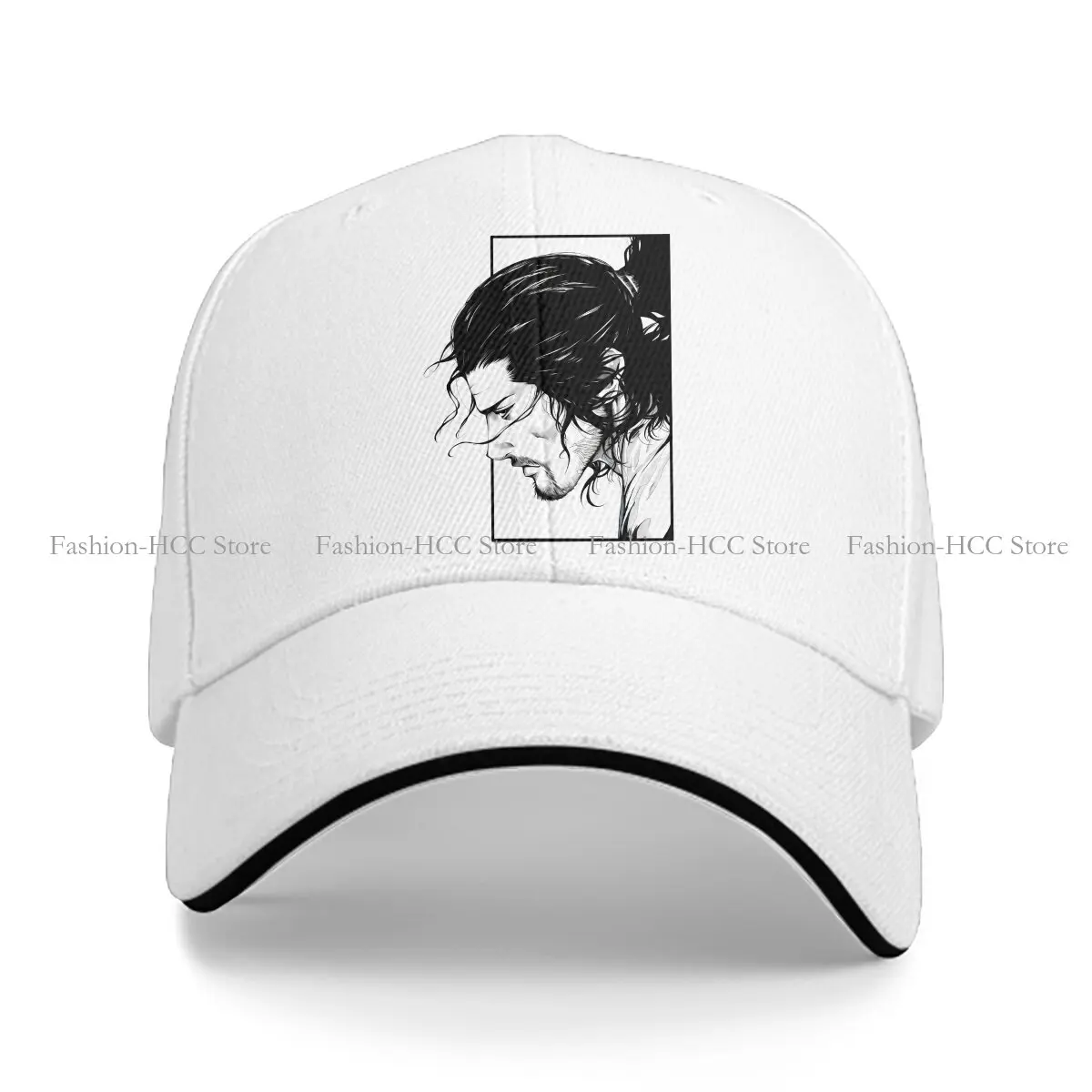 Look Solid Color Baseball Caps Peaked Cap Miyamoto Musashi Japanese Samurai Sun Shade Hats Men Women