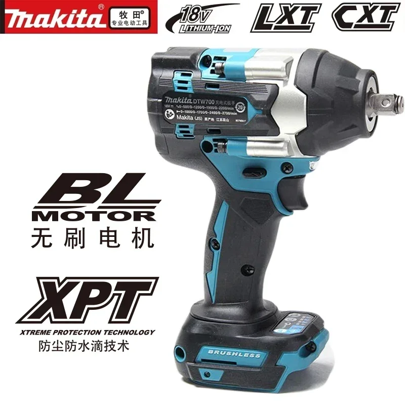 

Makita DTW700 18V brushless electric impact multifunction electric drill 18V Battery Screwdriver Power Tools for Makita Battery