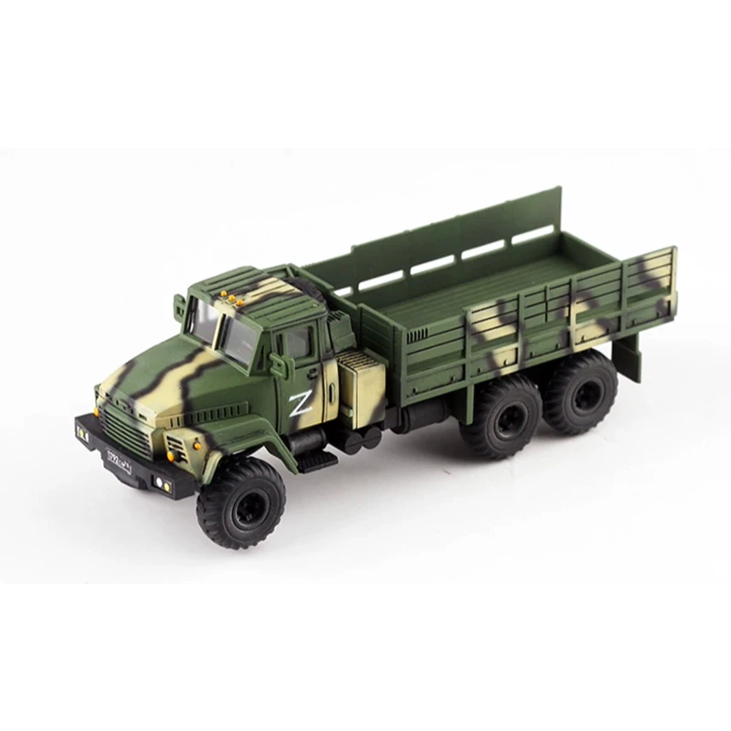 Russo Caminhão De Transporte Pesado, Modelo De Veículo Blindado De Brinquedo, Fãs Adultos Coleção, Decoração Exibir Presentes, KRAZ260, Escala 1/72