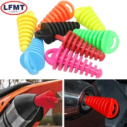 Powermotor Motorcycle exhaust muffler plug Motor exhaust plug tail pipe off-road wash pipe protector Wash Waterproof Universal P