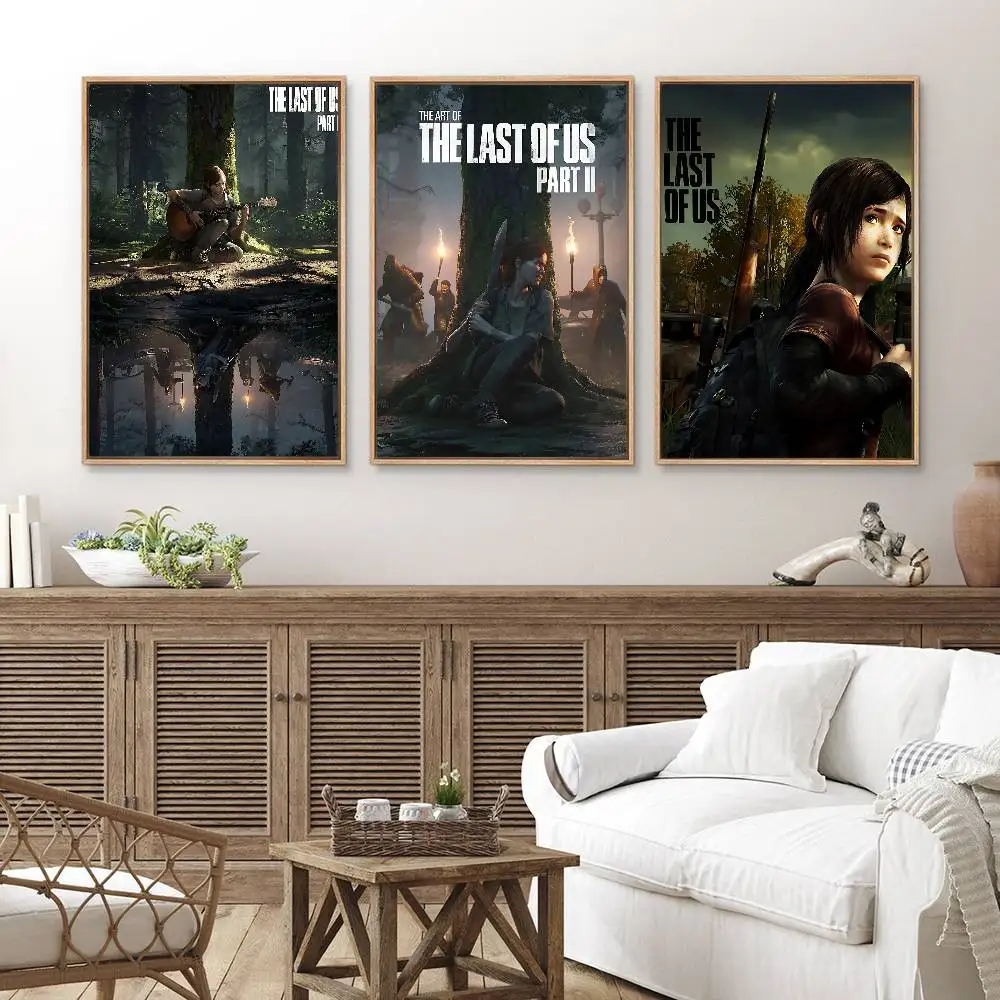 The Last Of Us أنيمي DIY ملصق لاصق يتوهم الجدار ملصق لغرفة المعيشة زخارف للحانات جدار ديكور