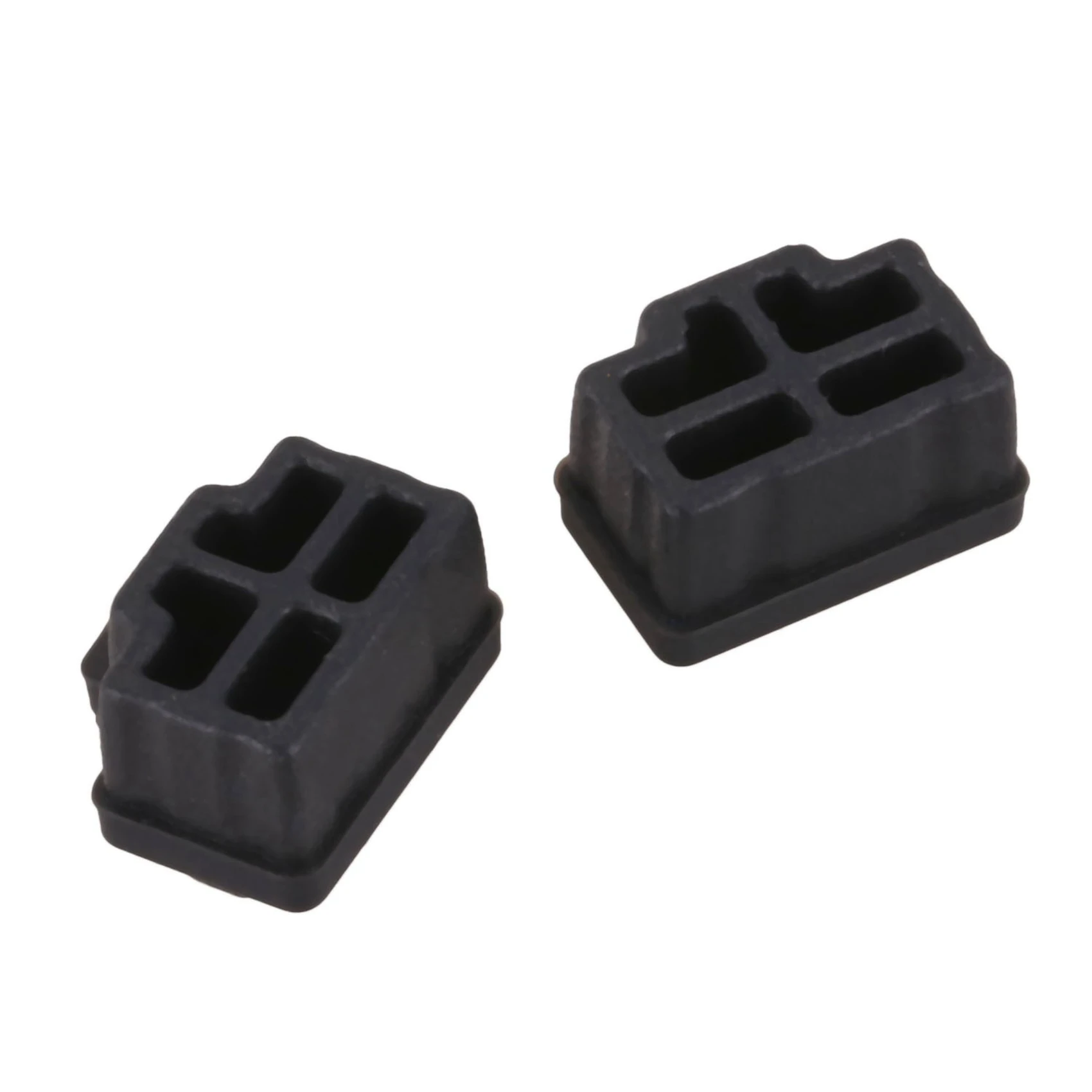 Ethernet Hub Port RJ45 Anti Dust Cover Cap Protector Plug 100Pcs Black-Y18A