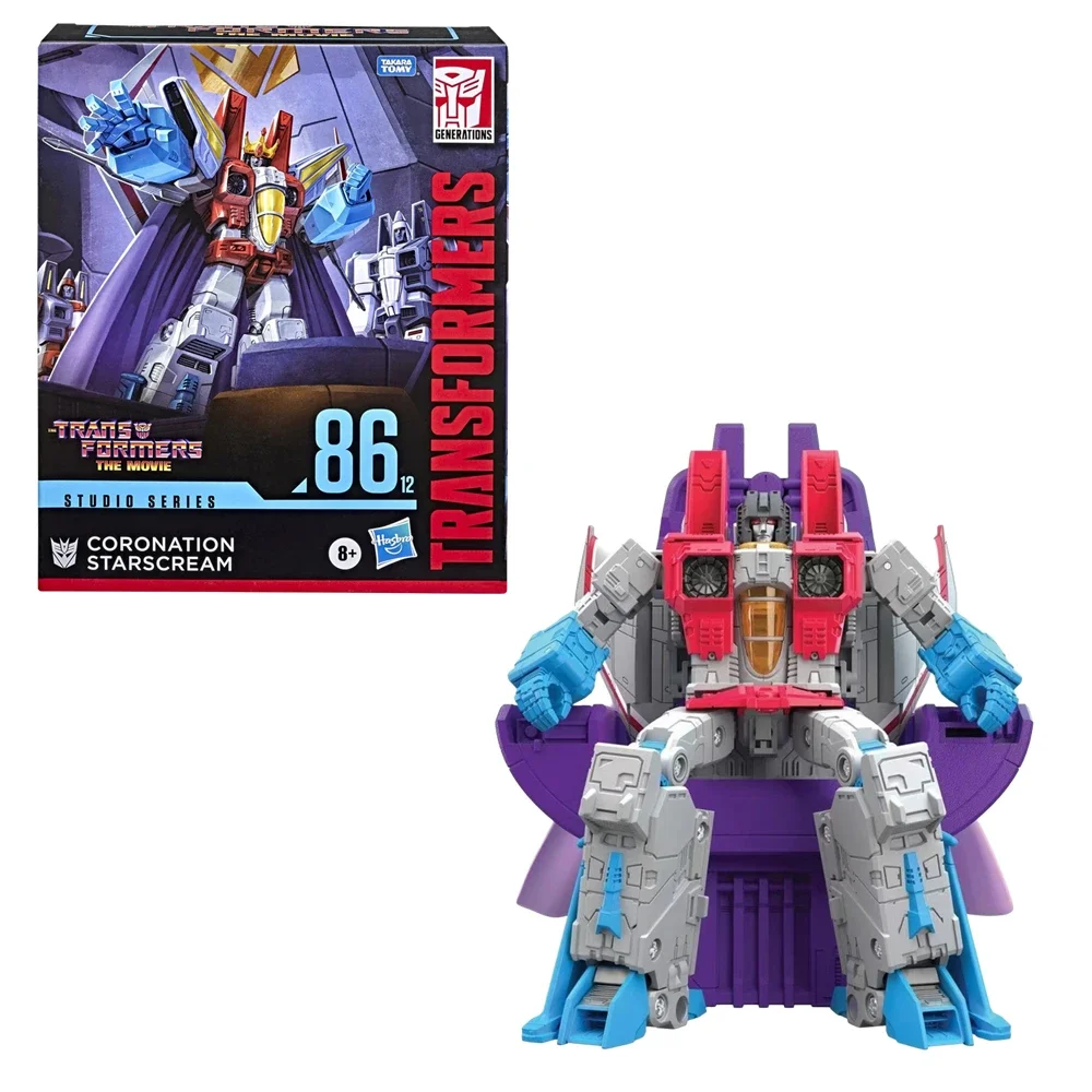 TAKARA TOMY Transformers Toys Studio Series Leader Class The Movie Coronation Starscream Action Figure Model Doll SS86-12