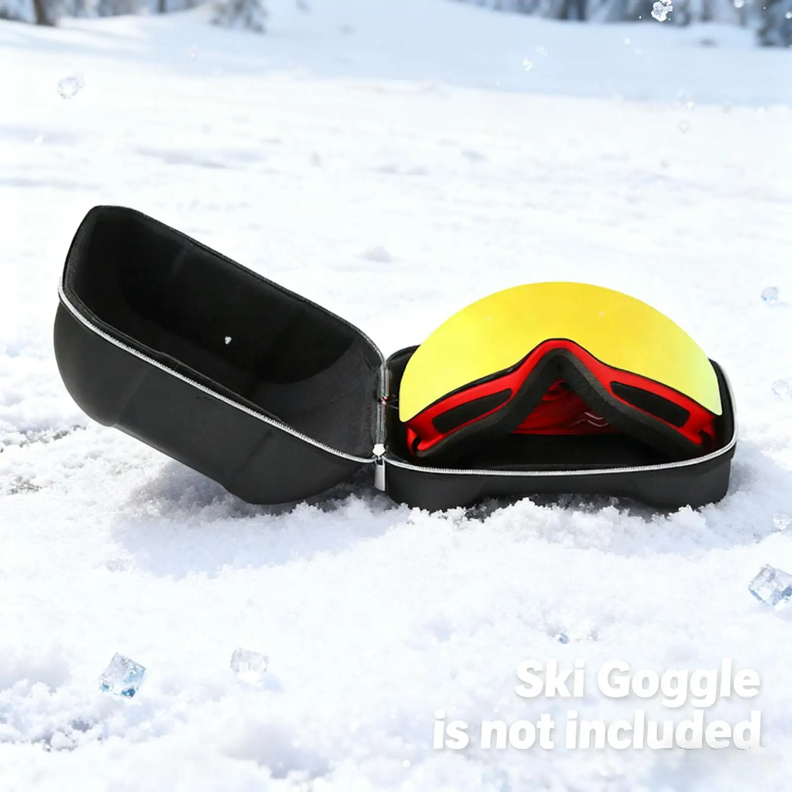 

Чехол для лыжных очков, сумка для сноубордических очков, легкий, с застежкой-молнией, защита из EVA