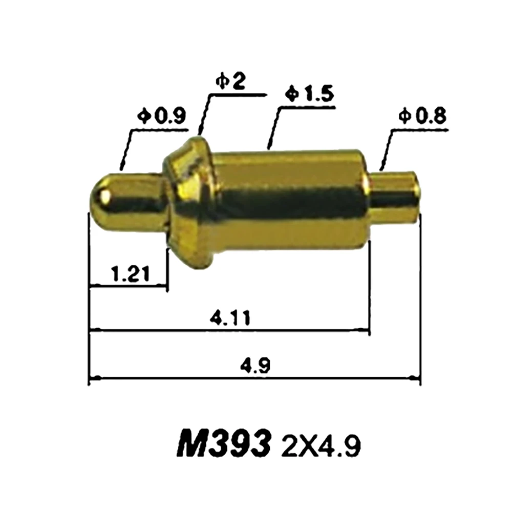 cltgxdd 5piece high current spring loaded Pogo pin connector 1A 1.5A 2A 5A high-power high current battery connector POGOPIN