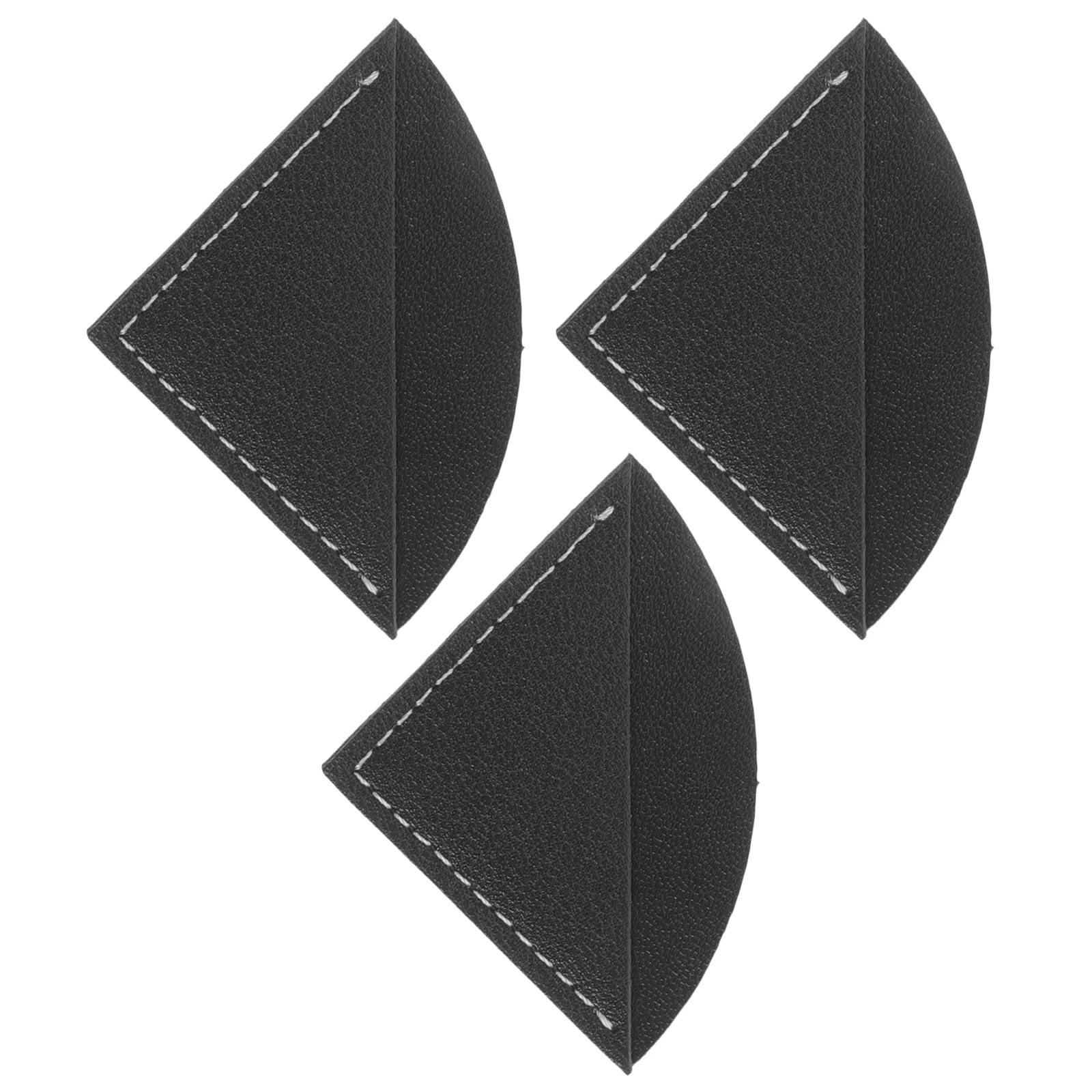 

3pcs Bookmarks Handmade Corner Bookmark PU Page Marker for Books Student Reader Gift Vintage Style Notebooks Scrapbooks