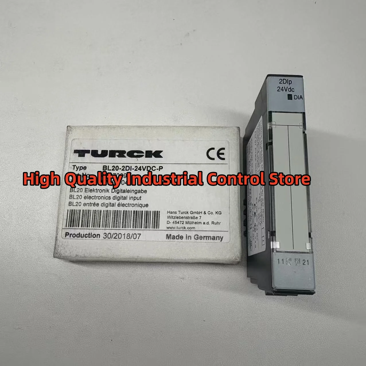 

BL20-2DI-24VDC-P 6827009 PLC module 100%NEW