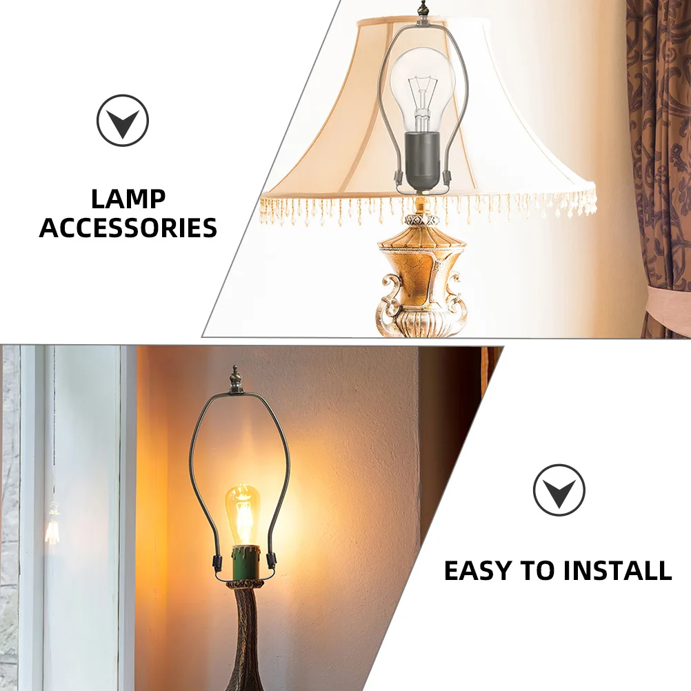 

2pcs Shade Bracket Metal Lampshade Holder Support For Shade Adapter Table Floor Lamp Replacement Parts Lamp Repair Kit