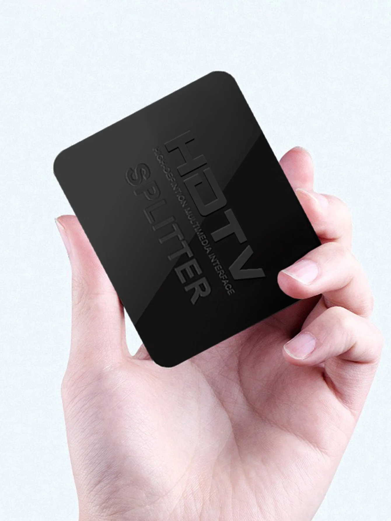 1-in 2-out 4K HDTV Splitter, Computer TV Dual Display Converter, High Definition Split Screen Device