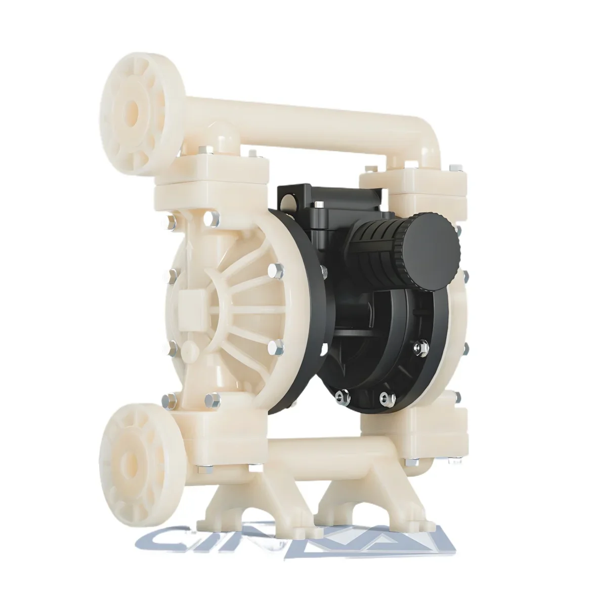 

GK 1" Inch 25mm PVDF Pneumatic Double Diaphragm Pump Water Pump with PTFE Diaphragm for Strong Acid & Alkali