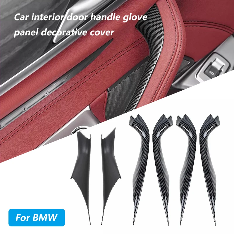 Für 18-22 BMW 5er G30 G38 530li 525li 535le Auto Innentürgriff Handschuhe Panel Pull Trim Abdeckung Auto Innen Accessoy