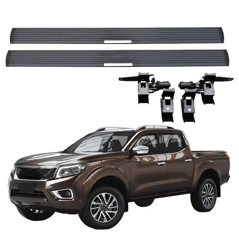 

Customized Aluminum Alloy Side Step Running Board For NAVARA NP300 Exclusively Designed Electric Pickup