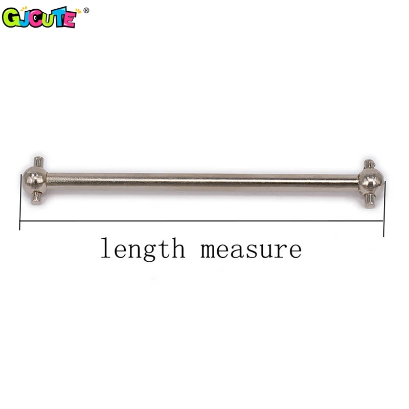 2Pcs/Set Steel Metal Dogbone Drive Shaft Overall Length 61mm 63mm 70mm 77mm 84mm 87mm 89.5mm For HSP 1/10 RC Model Car Parts