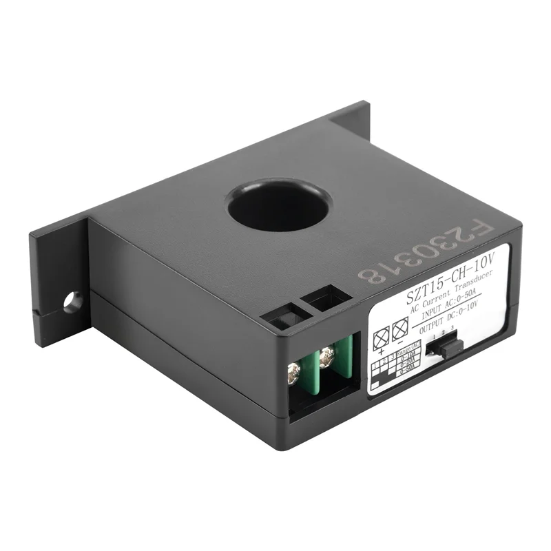 VO-SZT15-CH-10V AC 電流トランスミッタ電流相互インダクタ AC 0-50A から DC 0-10V