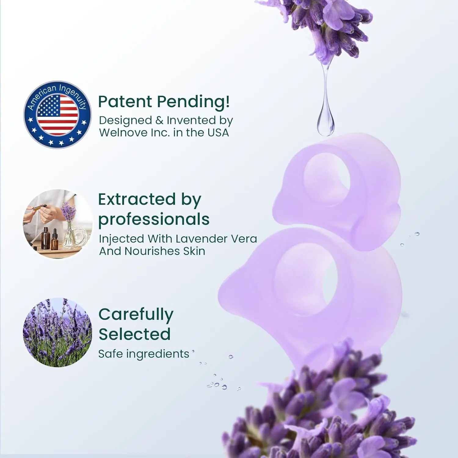 

2Pcs/Pair Gel Toe Separator Bunion Bone Ectropion Adjuster Hammer Toes Outer Appliance Hallux Valgus Corrector Foot Care Tools