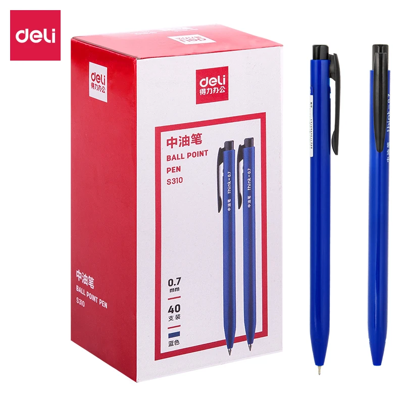 0.7mm Black Red Blue Ink Ballpoint Pen High-quality Pen School Supplies Office Supplies Stationery For Writing Signing Pen