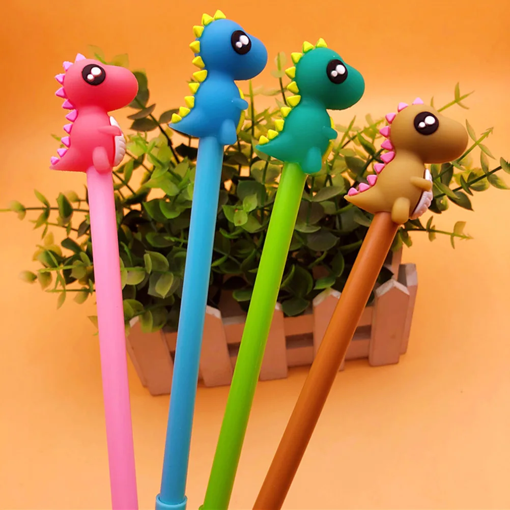 

24pcs Gel Pens 0.5Mm Cartoon Design Refillable Writing Pen Kids Students Creative Stationery Premium Ink Roller
