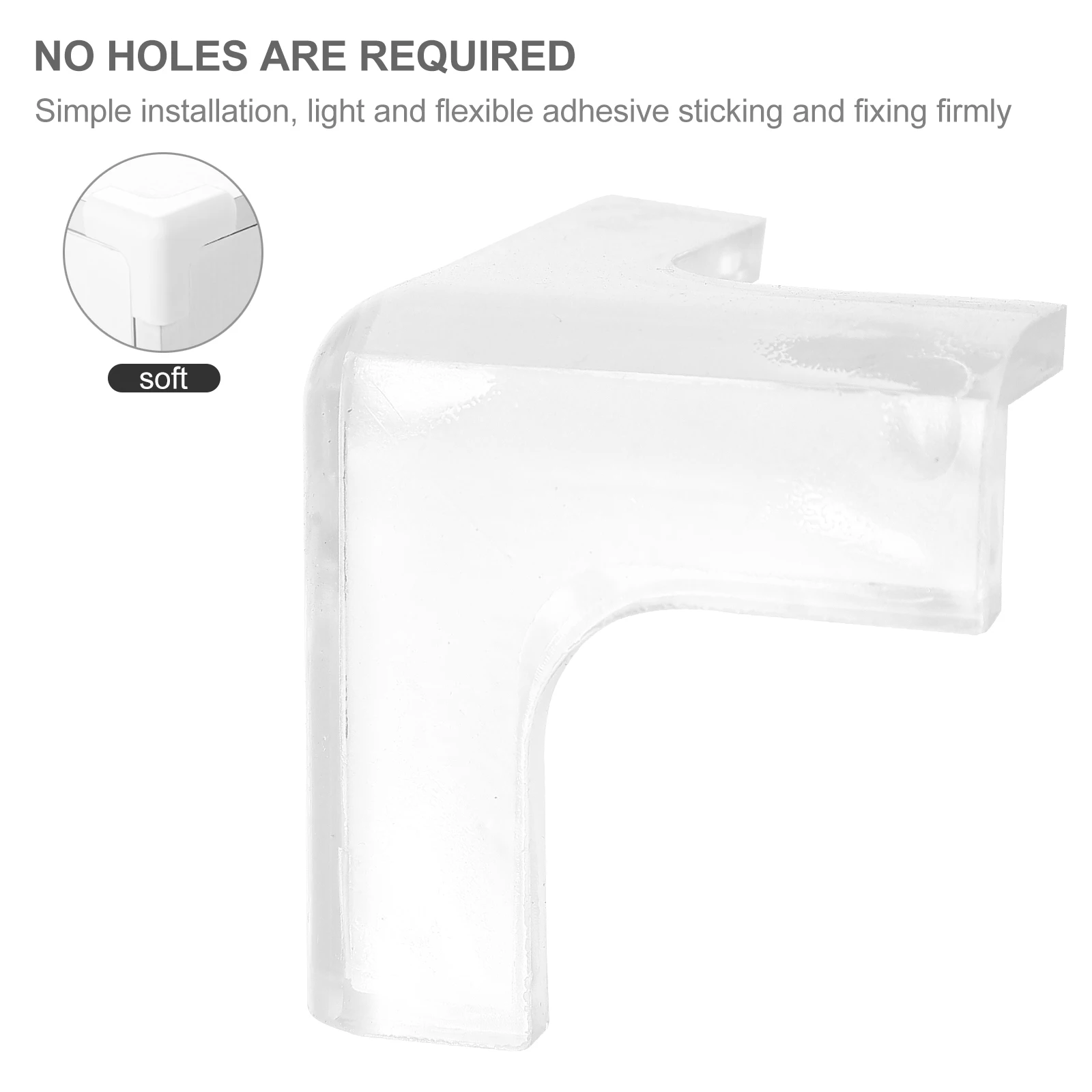 

8pcs Silicone Corner Guard For Table Bumper Guard Cushion Corner Cover Durable No Drill Easy Install