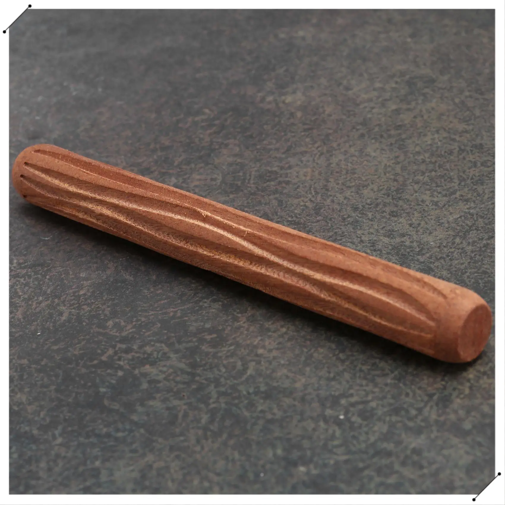 2Pcs Clay Modeling Pattern Rollers, Cobblestone Wood Grain Pattern Clay Rolling Pin Textured Hand Roller Pottery Tools