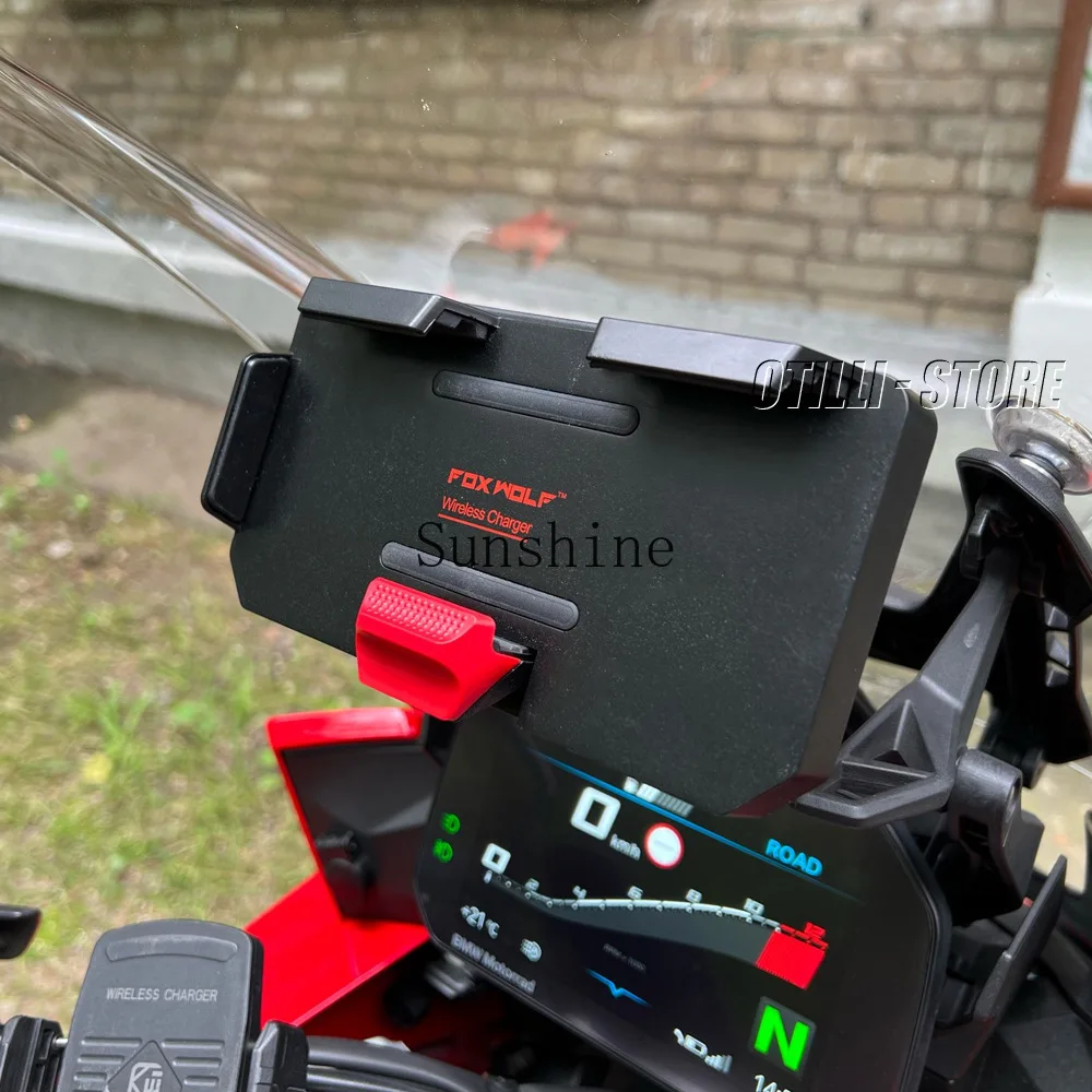 F750GS F850GS ADV Wireless Mobile Phone Holder Motorcycle USB Charging Navigation Accessories