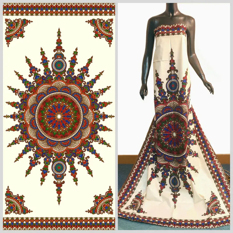 

Новая ткань с восковыми принтами Java, африканский батик, хлопковый материал, ткань Анкара, настоящий воск, обертывания для одежды, классический дизайн