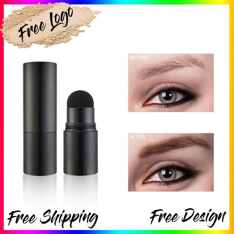 

Private Label 3colors Eyebrow Powder Professional Stamp Shaping Kit Waterproof Easy To Colored Long Lasting Eyes Enhancers Bulk