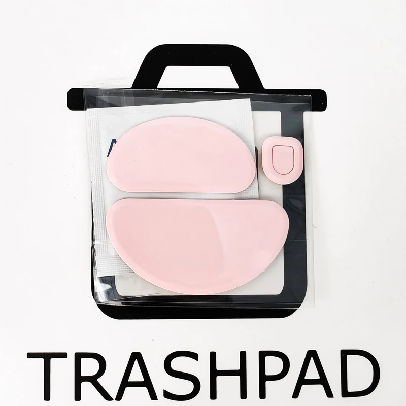 1 Set TRASHPAD PTFE-Maus-Skatesfüße für ATK U2 Mini/PRO/Ultra Red Control Mäuse gleitet 0,8 mm Anti-Sag-Design