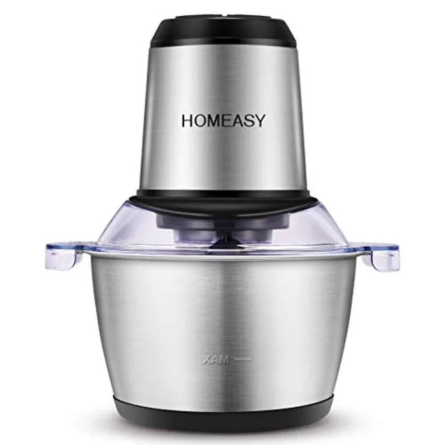 

Meat Grinder Electric Food Processor 2L Stainless Steel Meat Blender Food Chopper for Meat Vegetables Fruits and Nuts with 4 Sh