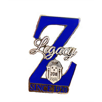 Personalized Customized Great Quality Metal Enamel Since 1920 Capital Letter Z Legacy ZETA PHI BETA Shield Pin Jewelry