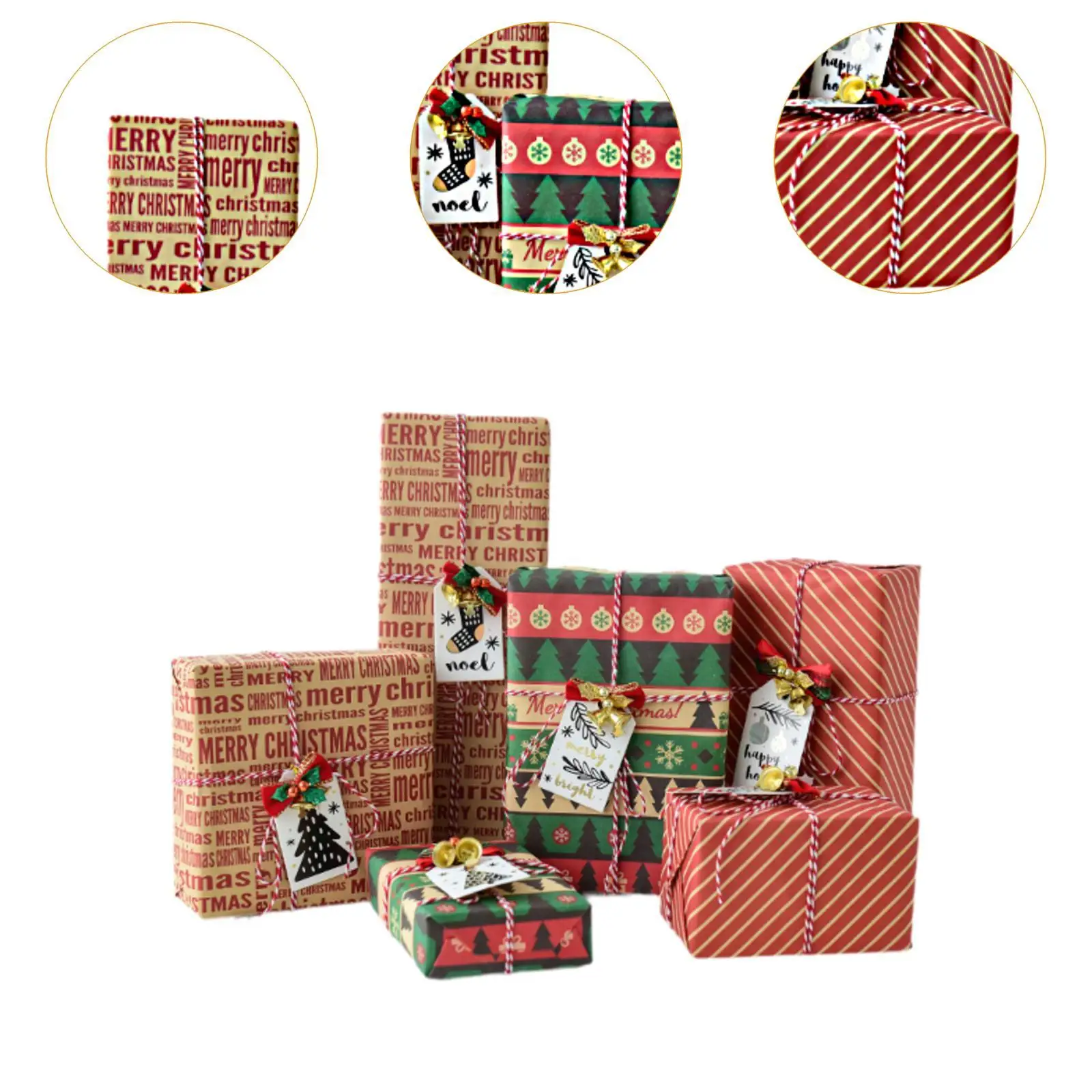6 pçs caixas de presente de natal decorações decorativas caixas de presente de natal caixas de presente de natal para férias internas escritório casa quarto