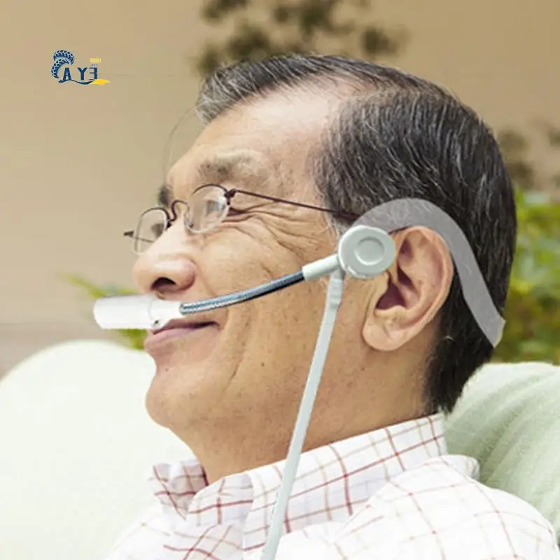 

AY03-Headset Nasal Type Oxygen Cannula 2M Silicone Straw Tube Concentrator Generator Inhaler Accessories