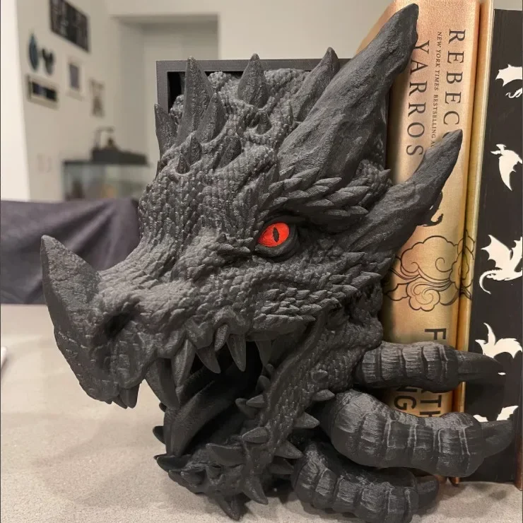 American dark dragon red eye book relies on book stand home decoration desktop ornament