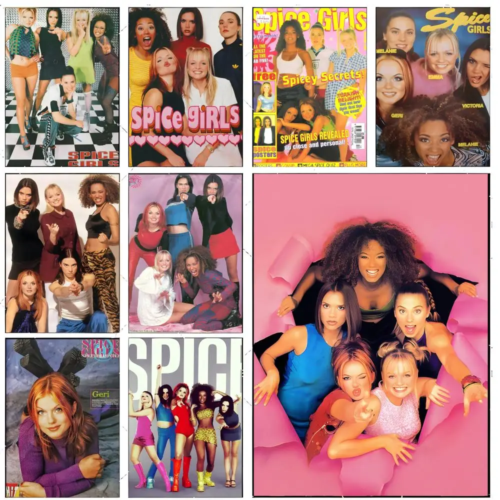 pop band music poster S-Spice Girls Poster Premium Decor Art & Gift for Household Lounge Home Ornaments