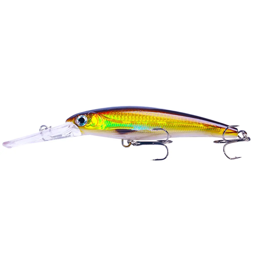 Hengjia 1 Stück 17 cm 30 g Tieftauchen großer Minnow-Köder, künstlicher Wobbler, harter Köder, Kurbelköder, Seebarsch, Hechtbarsch, Angelgerät – Detail 4