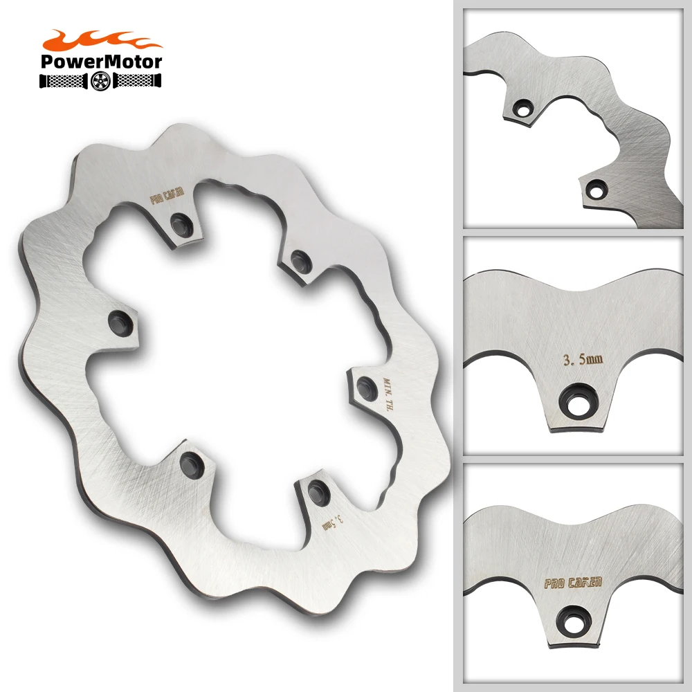 

Motorcycle Front Back Brake Disc Rotor Parts 220mm 260mm Motocross Accessories Pit Dirt Bike for KTM EXC XCW XC 250 300 450 530