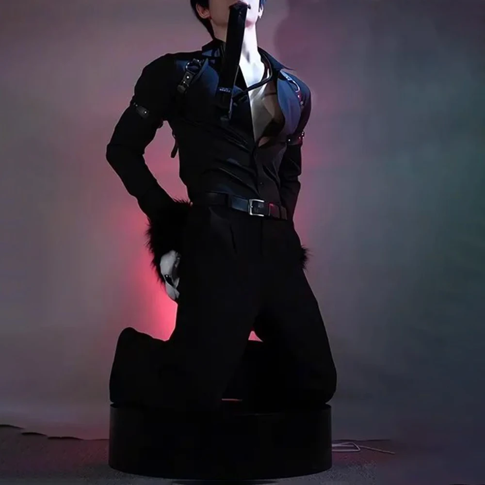 Mens Shirts Shaping Slim Fit Casual Shirts Streetwear Fashion Youth Campus Versatile Male Long Sleeve Tops Men'S Clothing 2025 - Image 2