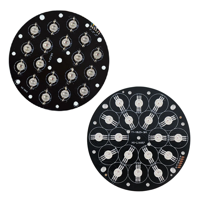 Stage Light Repair Parts 18x3w RGB 3in1 /RGB Mini Moving Head Light LED Board Stage Light Parts